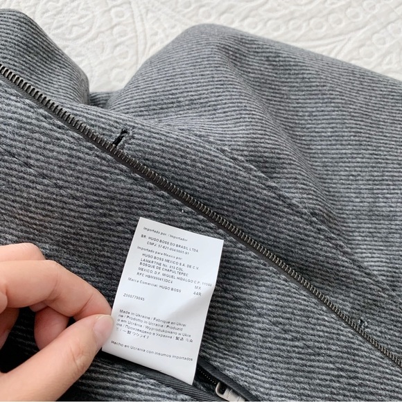 Hugo Boss Coxx Wool Cashmere Overcoat, Grey (44 R) - Picture 6 of 9